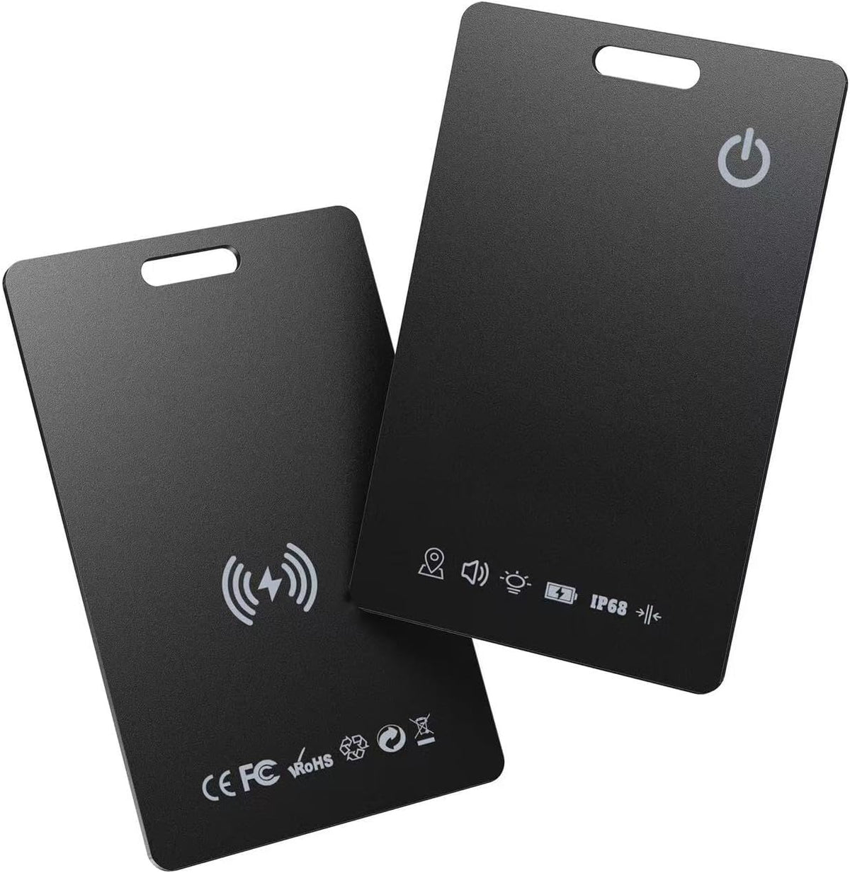 LOXP Rechargeable Wallet Tracker Card 2 Pack, Works with Find My [iOS Only]