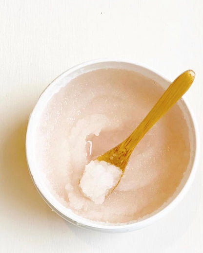 ASUTRA Dead Sea Salt Essential Oil Body Scrub Exfoliator (Vitamin C), 16 oz - Ultra Hydrating, Gentle, & Moisturizing - Coconut, Sweet Orange, Grapefruit, and Lemon Oils – Pink Himalayan Salt