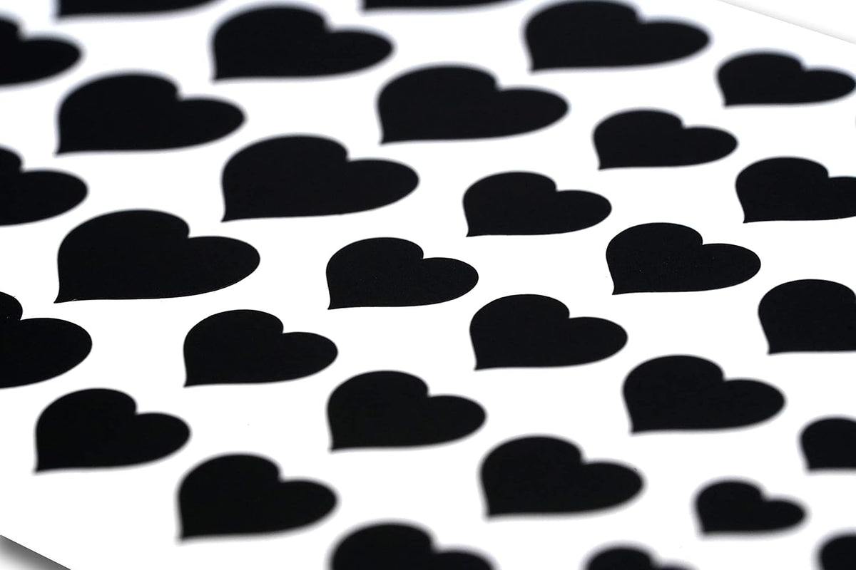 Blocked Original Vinyl Webcam Cover Stickers | Restickable & Stackable Privacy Covers | for All Camera-endable Devices | 3-Sizes | 57 Black Tabbed (Muted Matte)