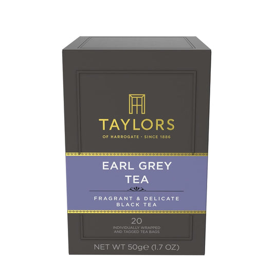 Taylors of Harrogate Earl Grey Black Tea Bags, 20ct (Pack of 1)