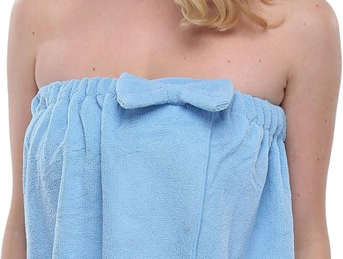 goodmansam Women's Shower Wrap Robes Spa Body Wrap Bathrobe Ultra Absorbent Cover up Towels