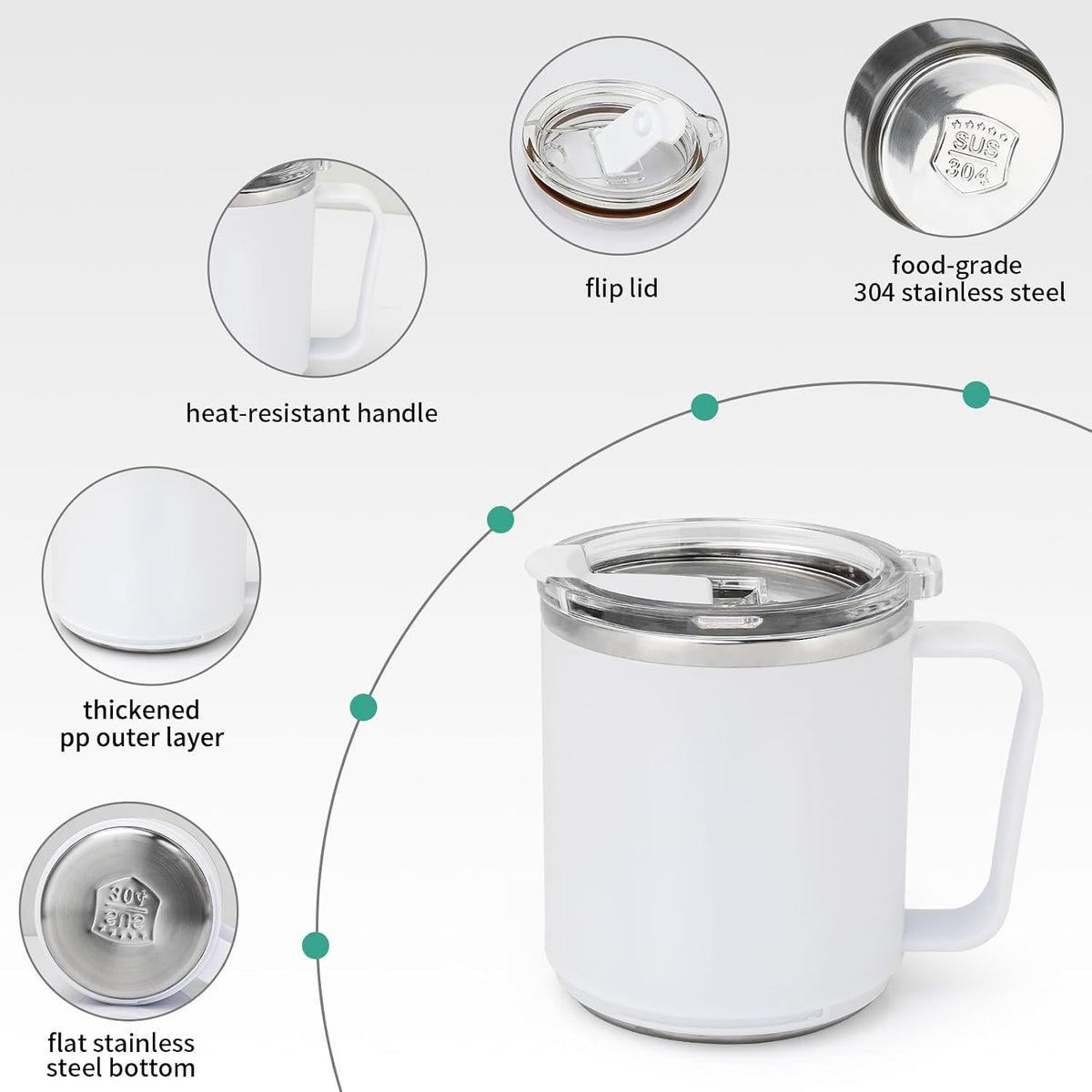 VOBAGA Mug Warmer& Coffee Mug Warmer for Office Desk