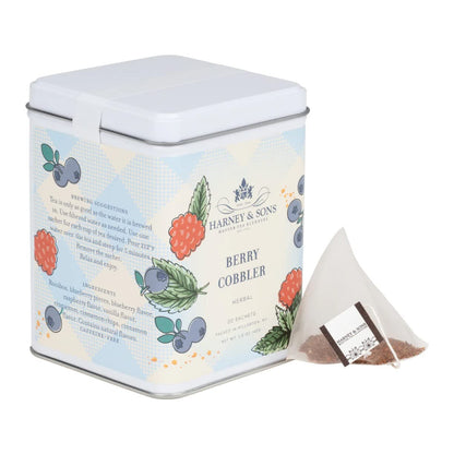 Harney & Sons Berry Cobbler Rooibos Tea, 20 Sachets in Tin