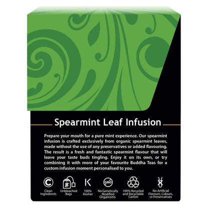 Buddha Teas Organic Lemon Balm - OU Kosher, USDA Organic, CCOF, 18 Bleach-Free Tea Bags
