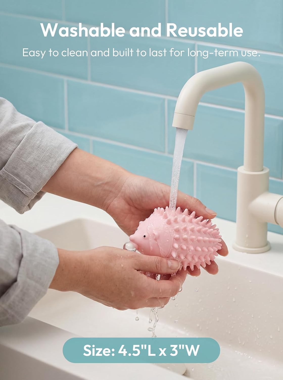 AZALEA Bubble Blowing Squishy Hedgehog Squeeze Toys, 2 Pack Bubble Squishy