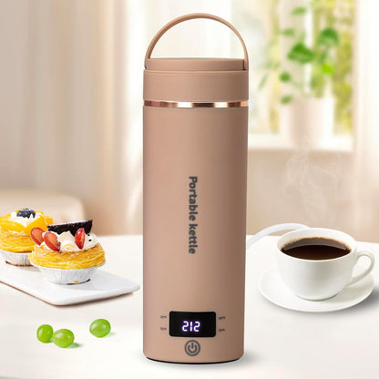 Touxila Portable Electric Kettle for Travel 120V, 13.5oz, 4 Temp Settings