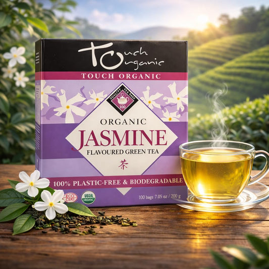 Touch Organic China Organic Tea Cube, Jasmine Green Tea