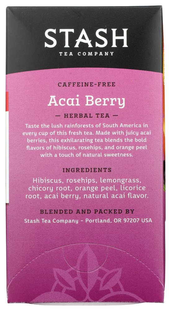 Stash Tea Acai Berry, 18 Tea Bags, 1.1 OZ