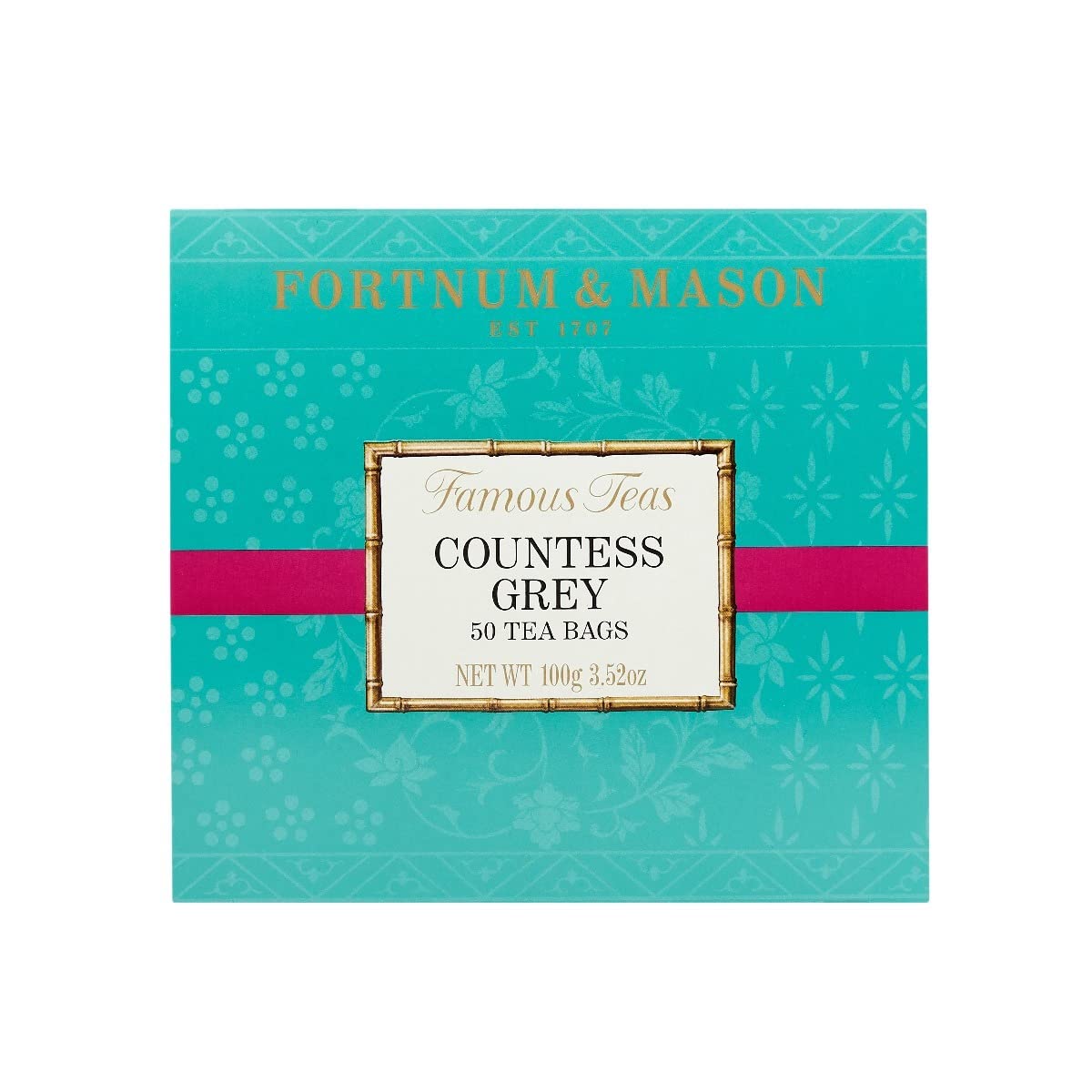 Fortnum and Mason Countess Grey 50 Count Tea Bags (1 Pack)