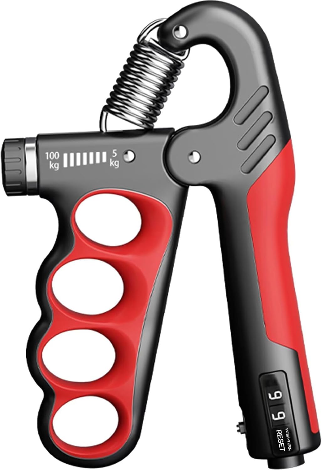Grip Strength Trainer Forearm Strengthener, 11-220 lbs Adjustable Resistance, Automatic Counting, Ergonomic Design, Ideal Device for Grip Strengthening, Arthritis Relief, Hand Physical Therapy & Rehab