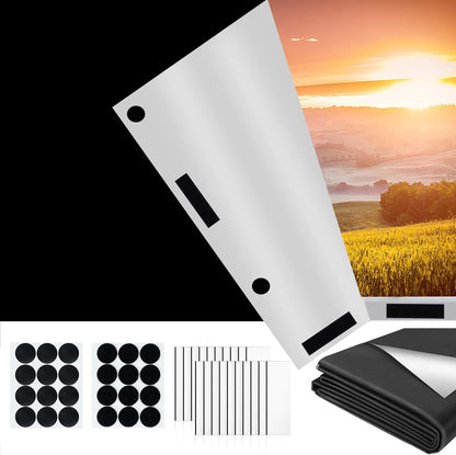 Portable Blackout Curtains No Drill DIY Sunblock Window Shades for Bedroom Nursery Room, Travel RV Blackout Blinds with Hook and Loop Tape, Light Blocking Privacy Cover, 40 x 57 inch