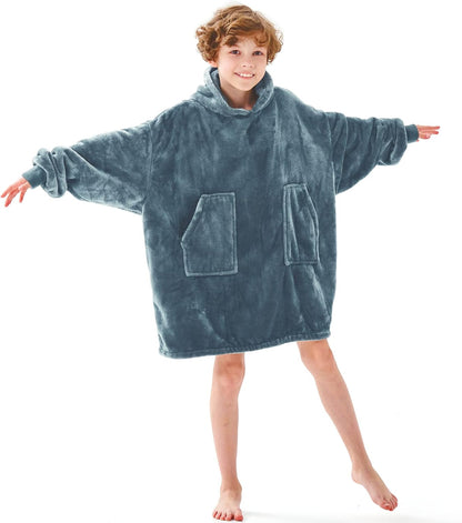 Aemicion Strawberry Blanket Hoodie,Oversized Sherpa Wearable Hooded Blanket,Warm Cozy Sweatshirt Gifts for Women Girls Adult