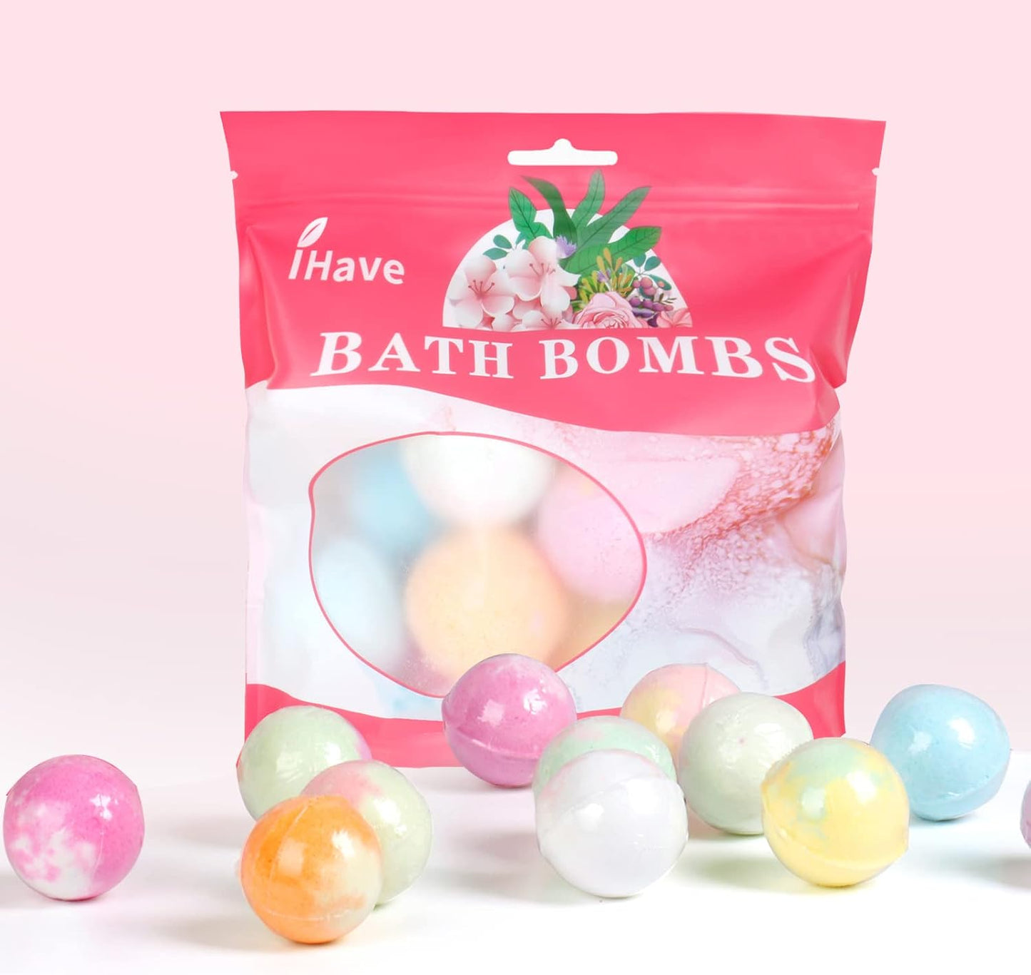 iHave Bath Bombs for Kids,12 Pack Gift Set Bubble Bath Spa Gifts for Women