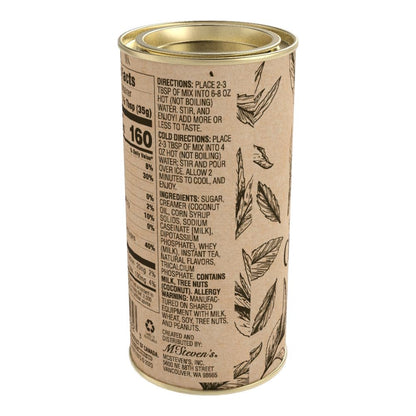 McSteven's Sweet & Spiced Chai Tea Latte Mix - Instant Chai Tea Served Warm or Cold for Enjoyment All Year Long (7oz Round Tin)