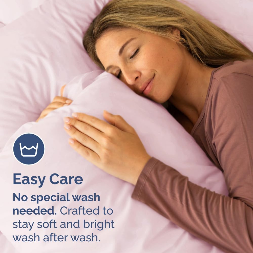 Standard Pillow Cases Set of 10 - Ultra Soft Hotel Quality Pillowcase Covers - Comfy, Cozy & Wrinkle Free - Shrink, Stain and Fade Resistant - Machine Washable Pillow Protectors - 10 Pcs Set - White - Colors A