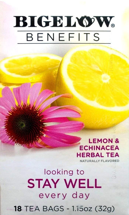 Bigelow Tea Benefits Sleep Chamomile & Lavender Herbal Tea, 18 ct