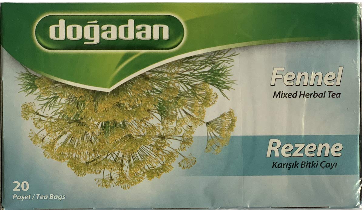 Dogadan Fennel Herbal Tea 20 Tea Bags (Rezene Cayi)