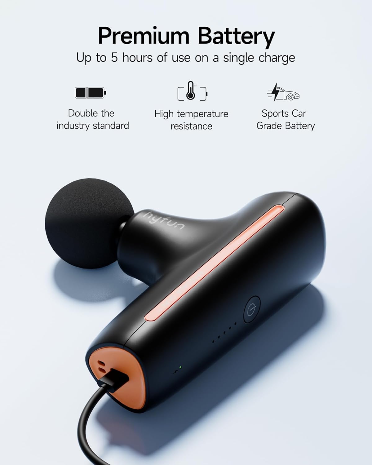 H1 Super Mini Massage Gun, Compact Portable Deep Tissue Massage Gun, Pocket-Sized Sports Travel Massager, Percussion Muscle Massager Gun for Home, Gym, Office, Black