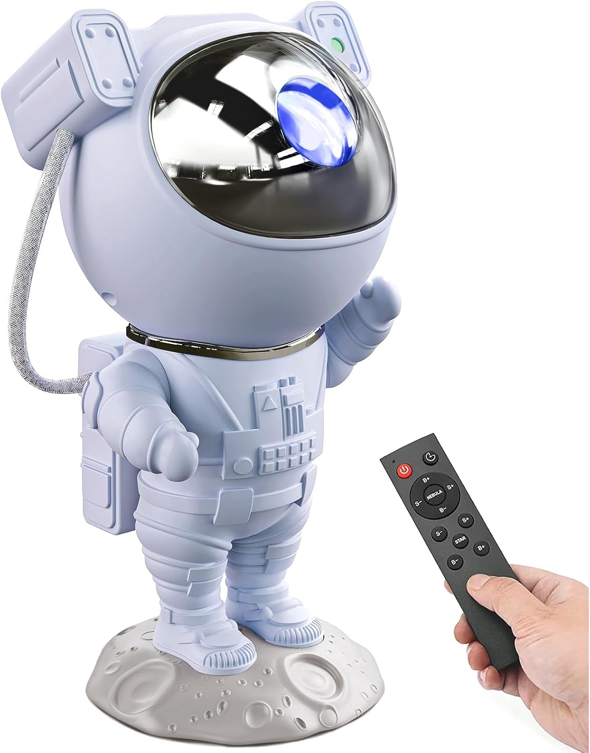 Star Projector Galaxy Night Light - Astronaut Space Projector, Starry Nebula Ceiling LED Lamp with Timer and Remote, Kids Room Decor Aesthetic, for Christmas & Birthdays