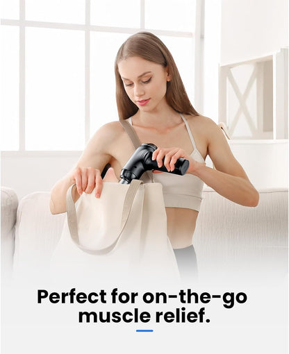BOB AND BRAD T2 Pro Massage Gun with Heat and Cold, Deep Tissue Percussion Massager Gun for Pain Relief, Muscle Massager, Electric Back Massagers for Professional Athletes Runner