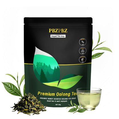 Oolong Whole Leaf Tea Bags, Organic Non-GMO, High-Altitude, 20 Count (1)