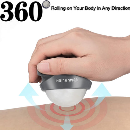 Massage Roller Ball, Tight and Sore Muscles Relief, Manual Massager, Alleviating Shoulder, Arms, Back, Legs, Calves or Muscle Tension