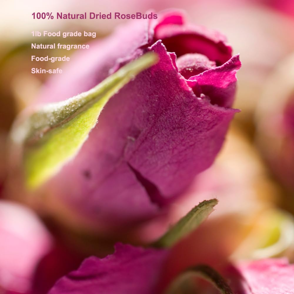 OneDove Dried Rose Petals and Rose Buds, 1 Pound