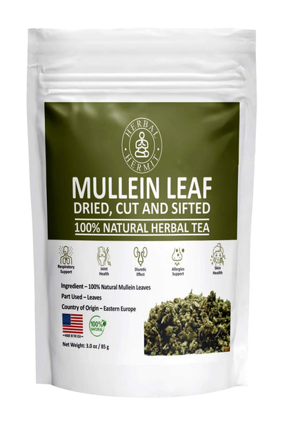 Mullein Leaf Tea, Loose Leaf, Respiratory & Lung Support Herbal Tea