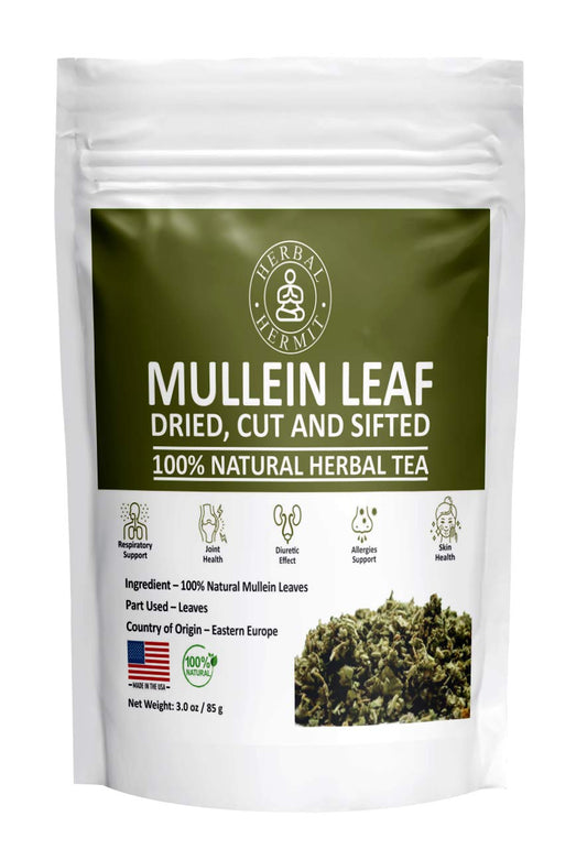 Mullein Leaf Tea, Loose Leaf, Respiratory & Lung Support Herbal Tea