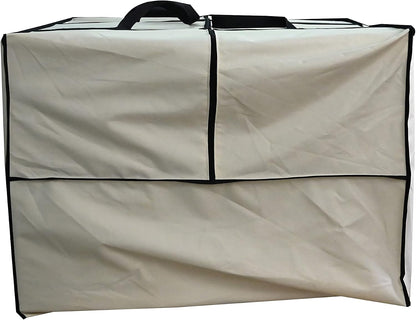 Outdoor Square Cushion/Cover Storage Bag, Protective Zippered Storage Bags with Handles, 32''L x 32''W x 24''H Black