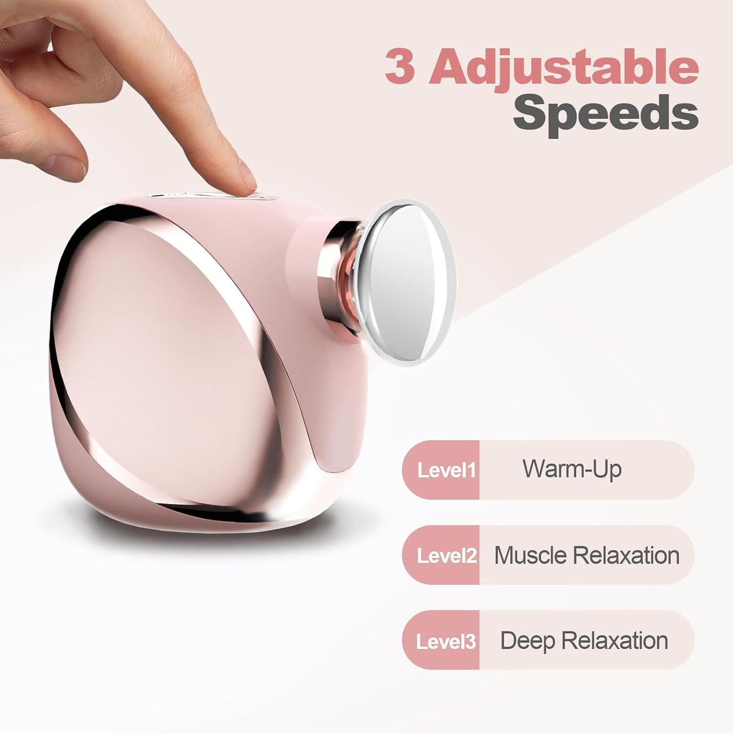 DEITY Mini Massage Gun, Small Handheld Travel Massager with Percussion Deep Tissue, 3 Adjustable Speeds & Smart Power Response, Portable Pocket Massage Gun for Gym & Office