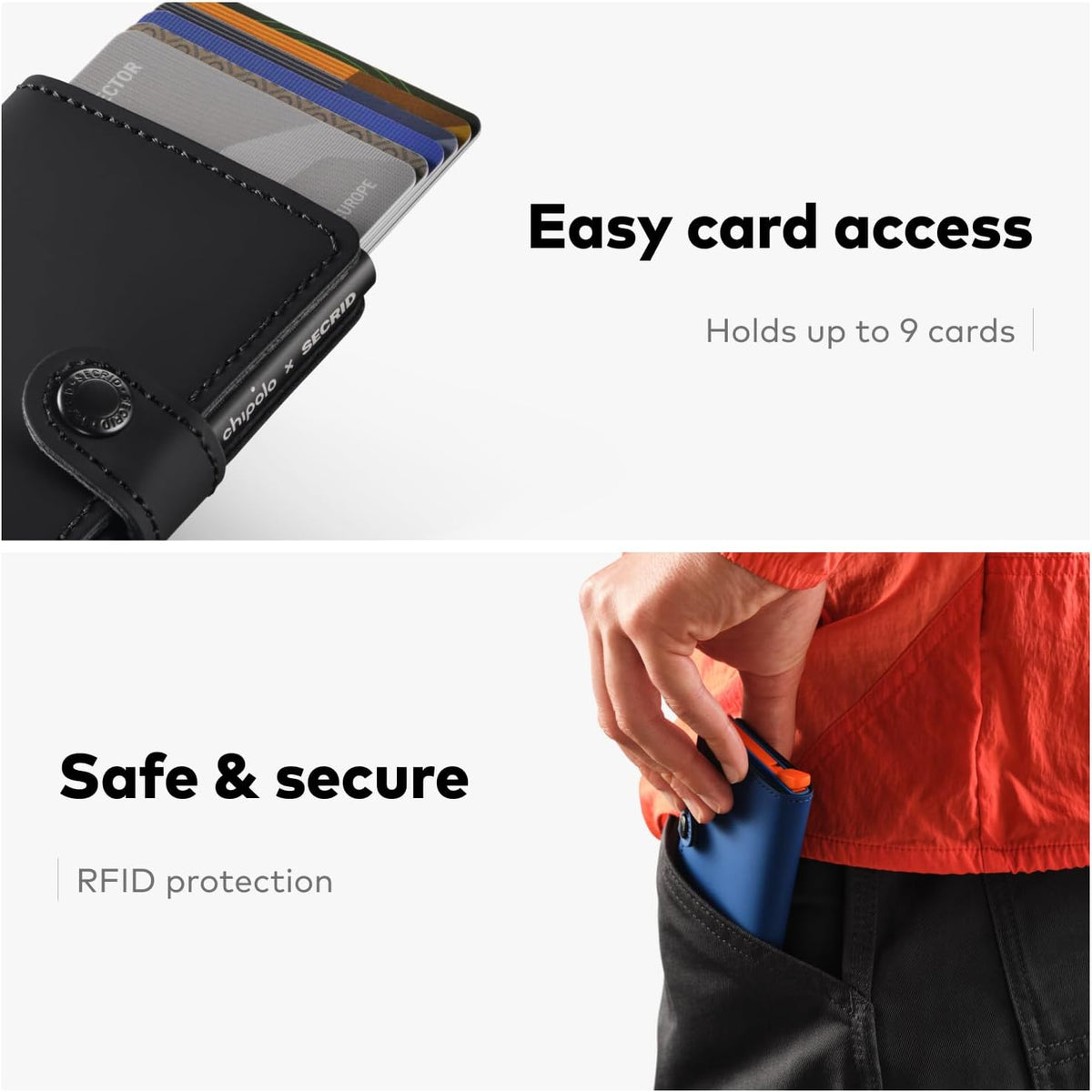 Chipolo CARD – Rechargeable Wallet Tracker Card, Bluetooth Tracker