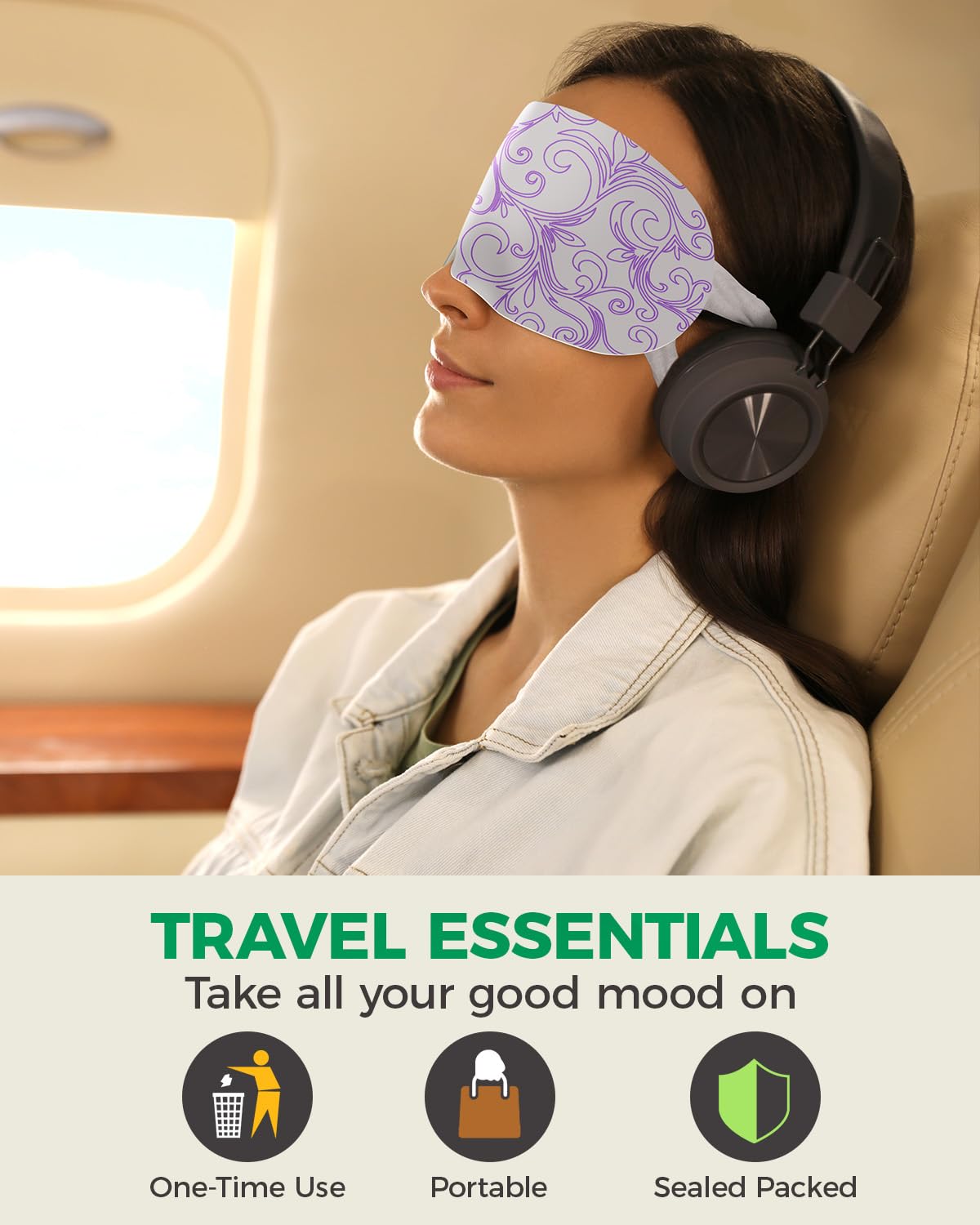 16 Packs Steam Eye Masks for Dry Eyes, Self Heating Warm Compress for Eyes Fatigue & Puffiness Relief, Disposable Heated Eye Mask Travel Essentials, Spa Relaxation Set for Women Christmas, Unscented
