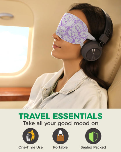 16 Packs Steam Eye Masks for Dry Eyes, Self Heating Warm Compress for Eyes Fatigue & Puffiness Relief, Disposable Heated Eye Mask Travel Essentials, Spa Relaxation Set for Women Christmas, Unscented