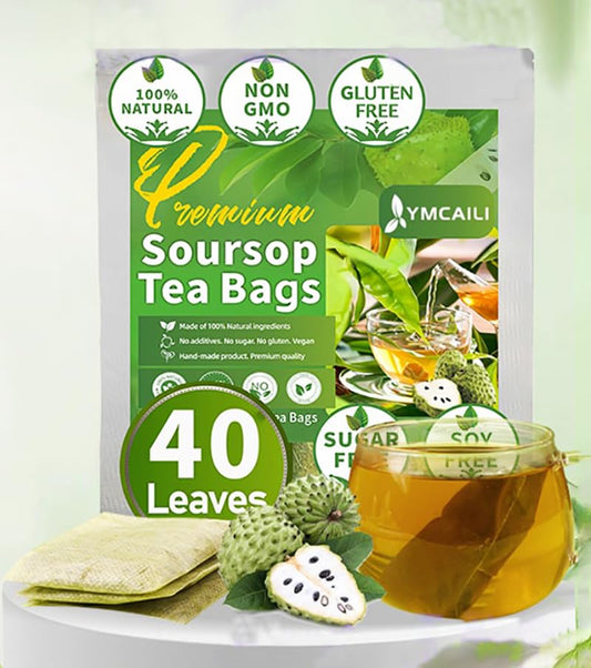 Kuting Premium Spearmint Tea Bags, 100% Natural Herbal Mint Tea, Sugar Free, Gluten Free, Soy Free, Non-GMO, 40 Count Round Eco-Conscious Teabags