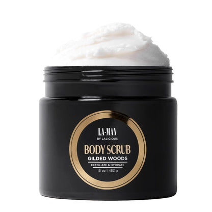 LALICIOUS Endless Summer Exfoliating & Moisturizing Body Scrub | Sugar & Coconut Oil | Pre-Shave Scrub for Ingrown Hairs & Razor Bumps | Gently Buffs & Smooths Sensitive Skin | No Parabens Large 16oz