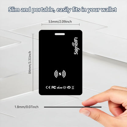 Wallet Tracker Card for Apple Find My App(iOS only),0.07in Ultra Slim