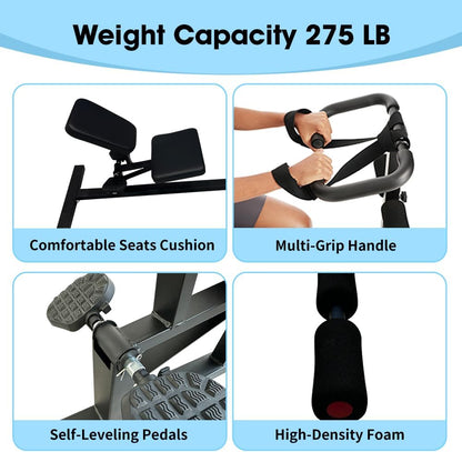 Stretch Machine, Home Gym Full Body Stretching Equipment for Lumbar Stretching, Lower Back Pain, Leg Stretch, Rehab, Flexibility and Improved Posture Correction-Straps Included