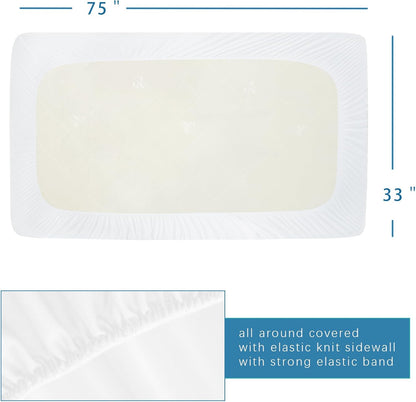 Queen Mattress Protector Waterproof Cover Absorbent Fitted Sheet up - 18'' Deep Pocket Mattress Cover Queen Size Bed Sheets, Terry Machine Wash Protection Mattress Protector