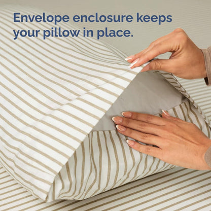 Standard Pillow Cases Set of 10 - Ultra Soft Hotel Quality Pillowcase Covers - Comfy, Cozy & Wrinkle Free - Shrink, Stain and Fade Resistant - Machine Washable Pillow Protectors - 10 Pcs Set - White - Colors A