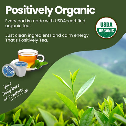 Positively Tea, Organic Caffeine-Free Tea Pod Discovery Pack, 96 Pods