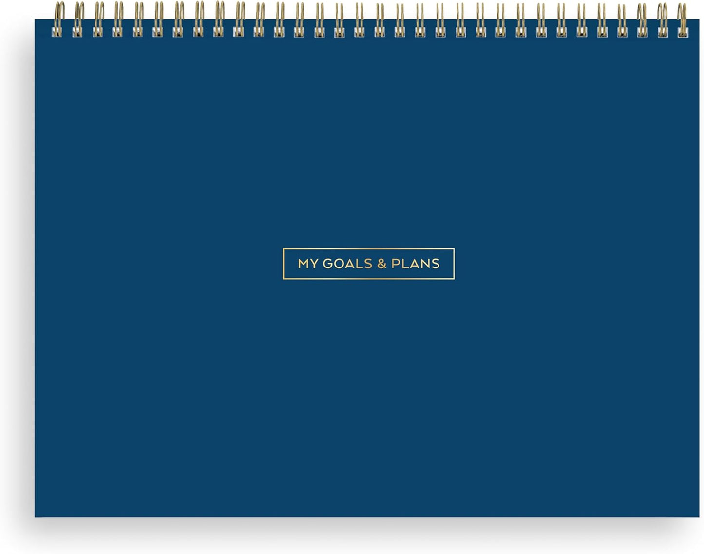 Blue Sky Weekly Planner Pad 300g Cardboard, Undated Weekly Safety Wirebound Top Bound (Navy, 12" x 9")
