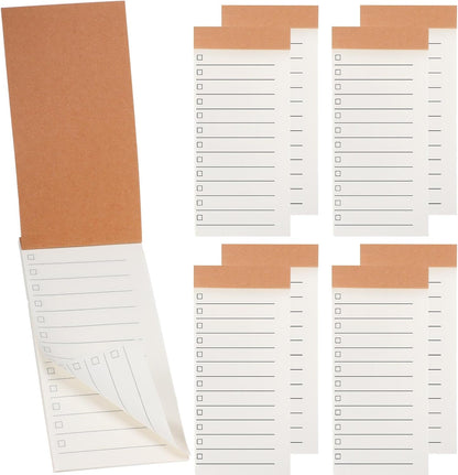 Eaasty 50 Pack Daily to Do List Notepad 2.7" x 5.5" Kraft Pocket Notepad