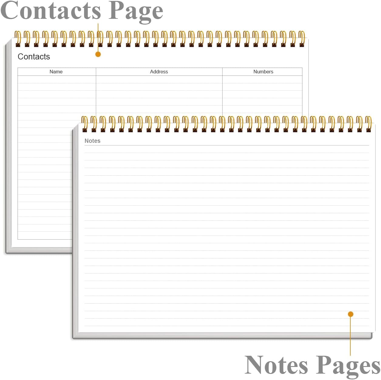 Weekly Productivity Planner - 8" x 11" Dashboard Desk Pad/Planner, Habit Tracker, Spiral Undated Weekly Planner for Office/School/Home, 54 Weeks, Grey