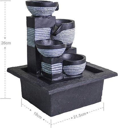 Ferrisland Resin LED Indoor Water Fountains