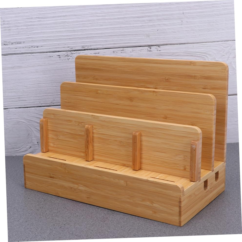 Cellphone Holder Xmas Wood Charge Station for Smartphones and Tablets