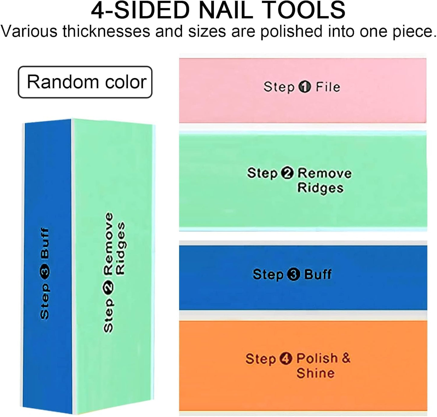 4 Way Shiny Block / 4 Step Buffing Block Shine Nail Buffer