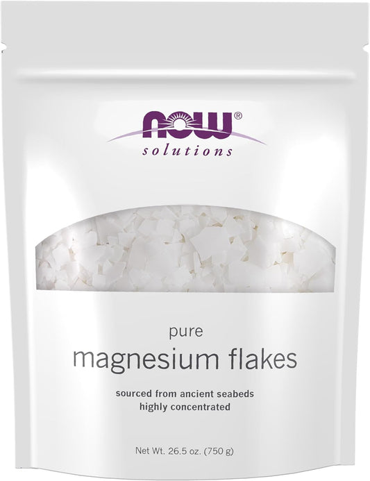 Now Solutions, Magnesium Flakes, from the Ancient Seabed, 26.5 oz
