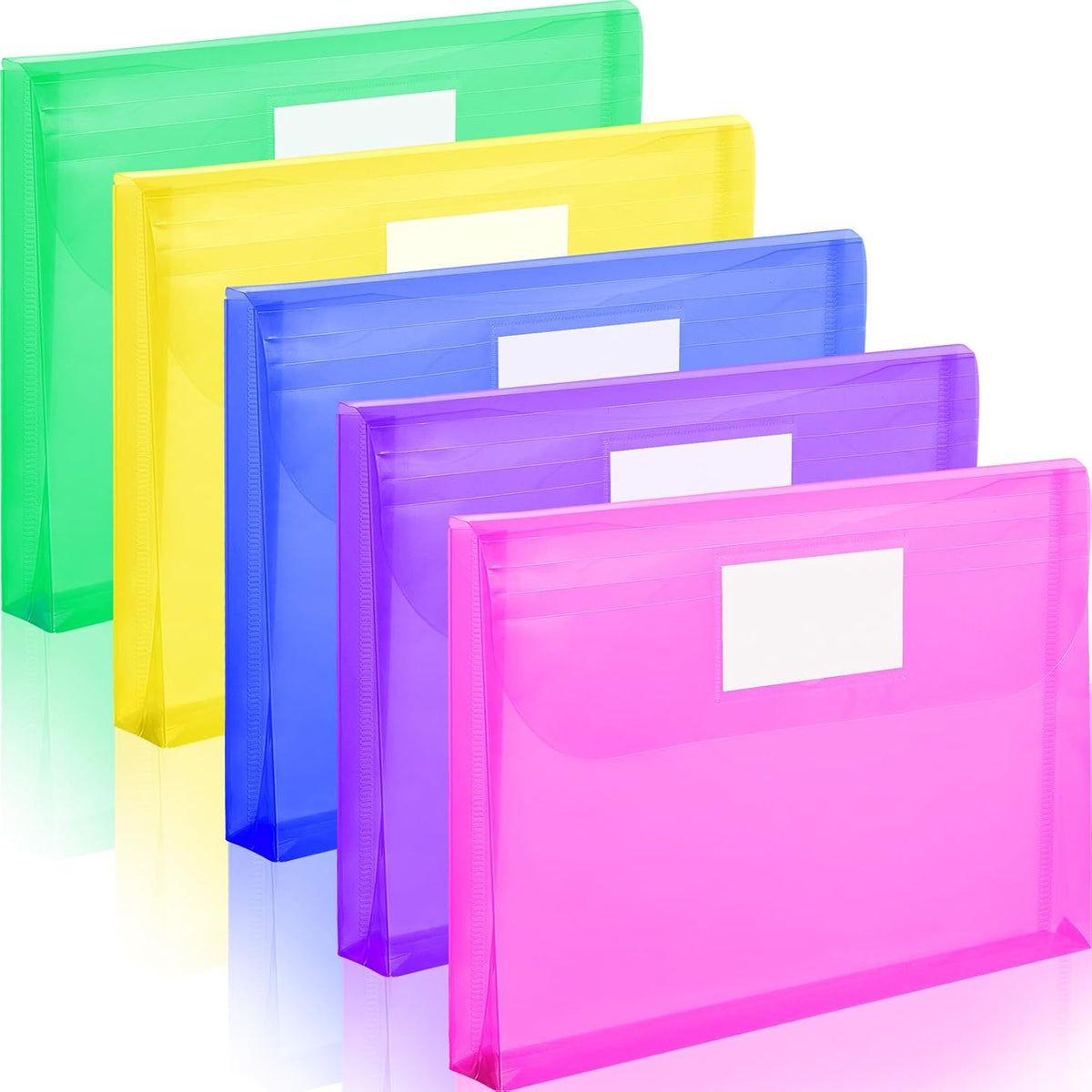 Forvencer Binder Pocket, Super Heavyweight Plastic Binder Folders