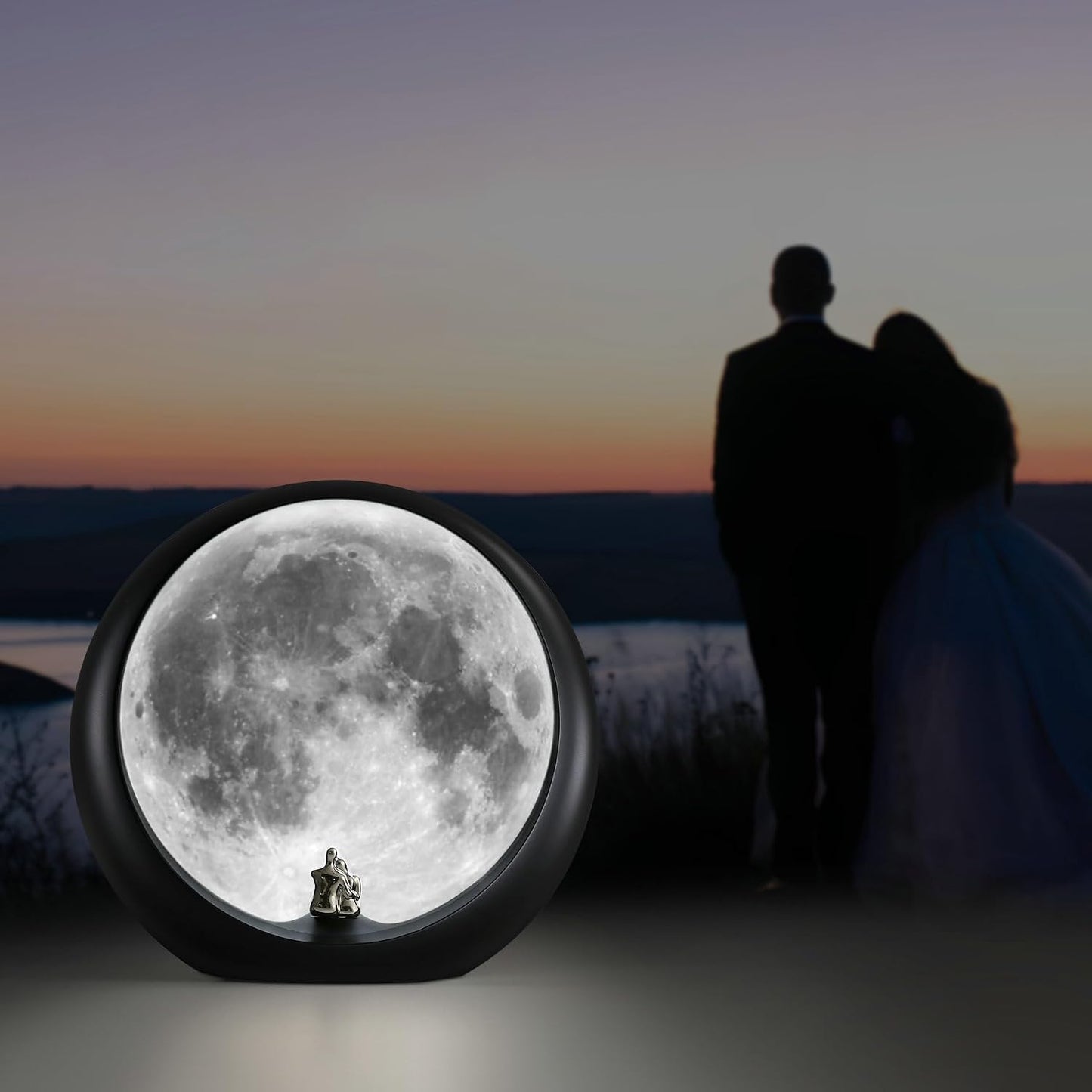 mamre Romantic Dimmable Sunset Lamp Home Decor Sunset Table Lamp Gift for Living Room Bedroom